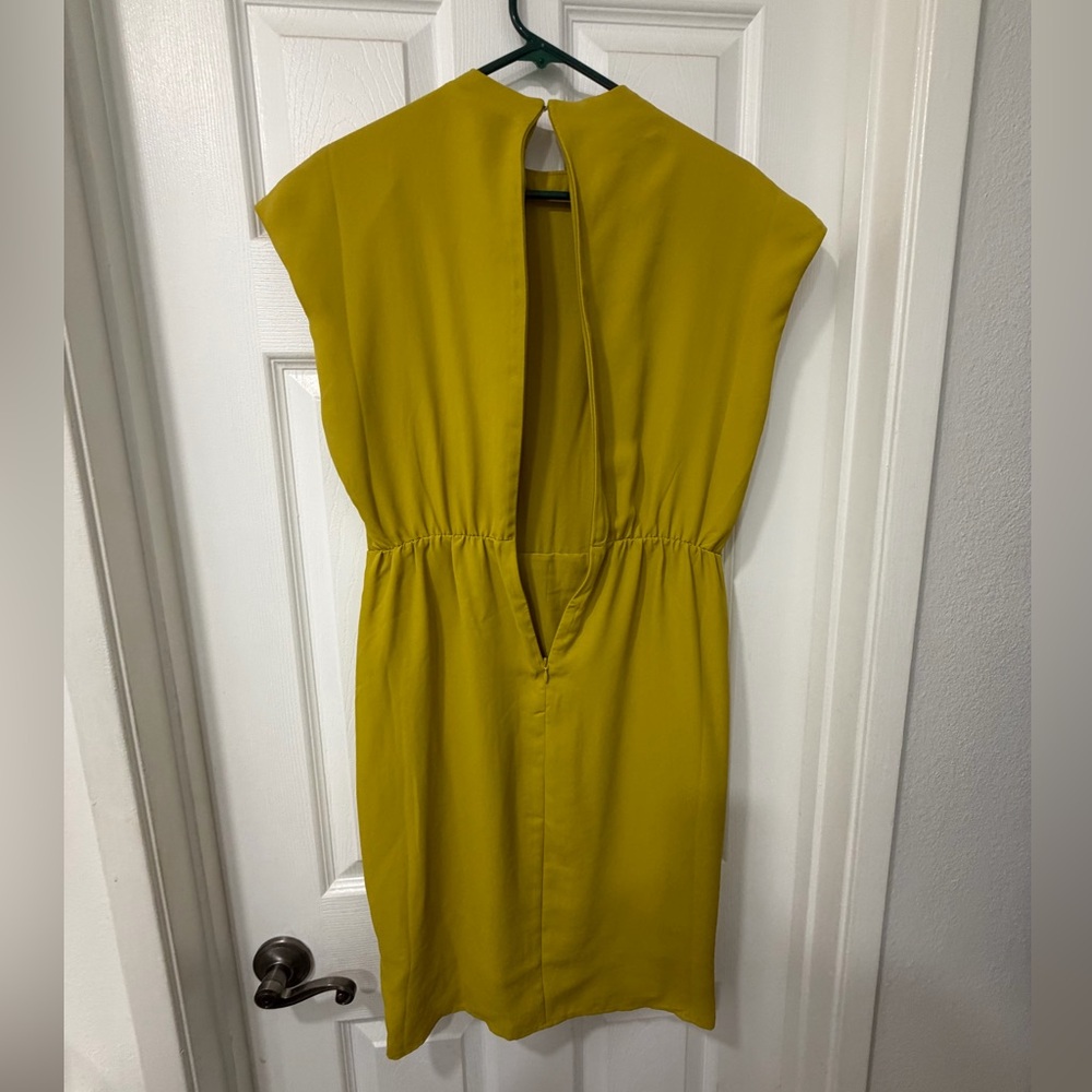 Express Mustard Dress - Picture 2 of 3